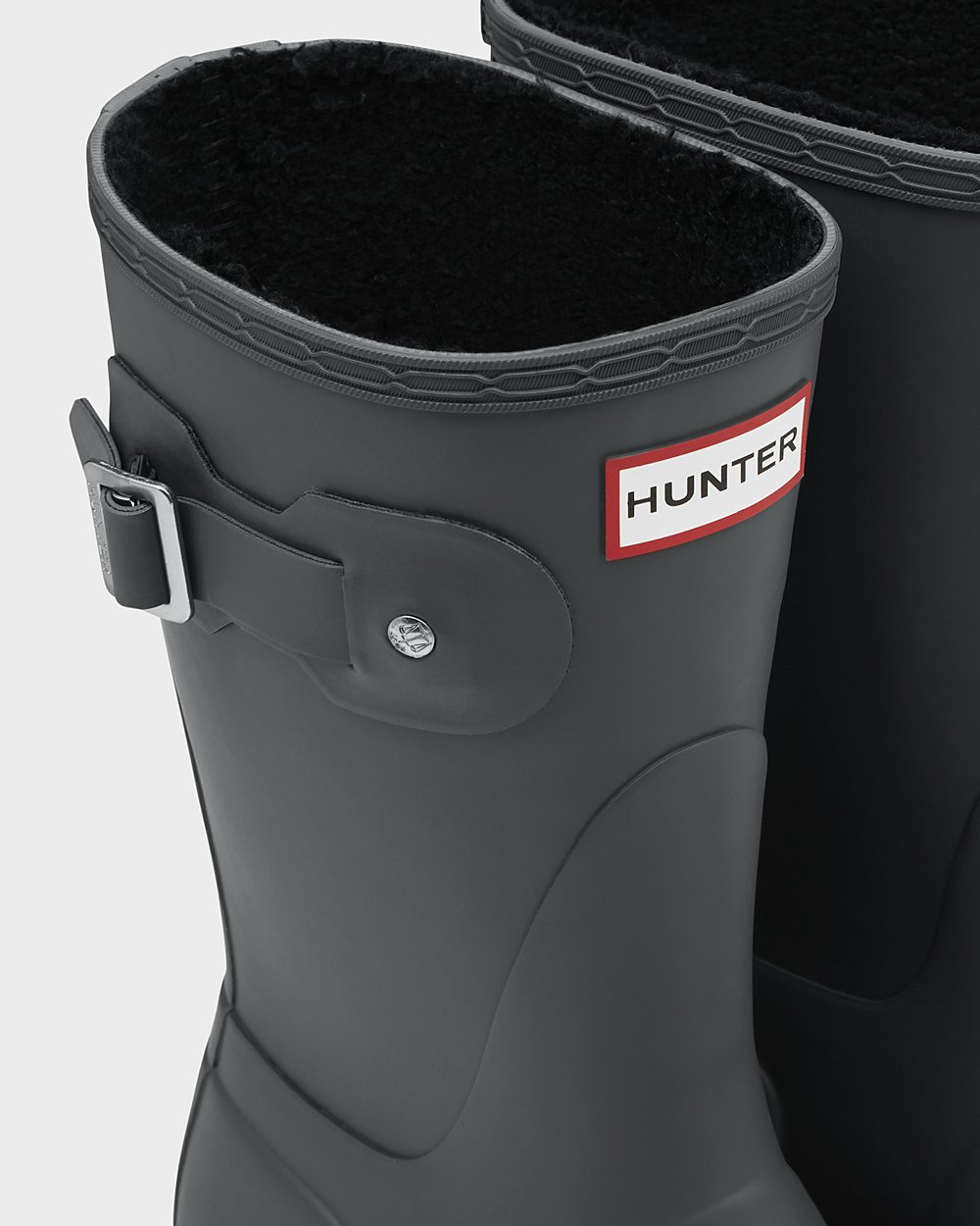 Låga Gummistövlar Dam - Hunter Original Insulated - Mörk Gröna - 136087-TGA